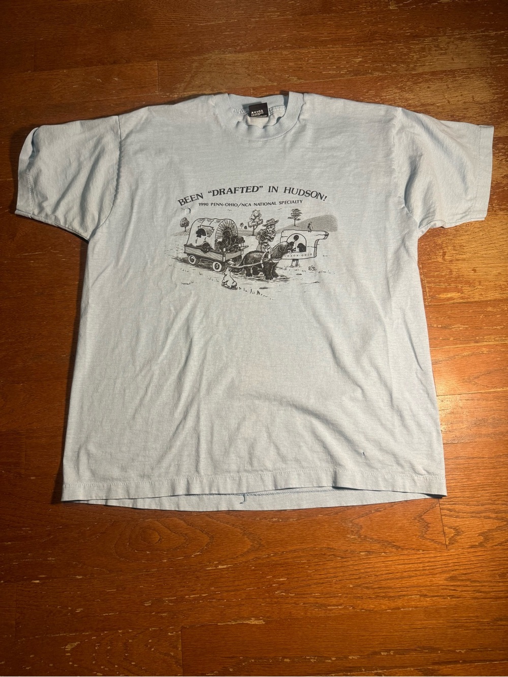 1990 Vintage Been Drafted in Hudson Graphic Tee